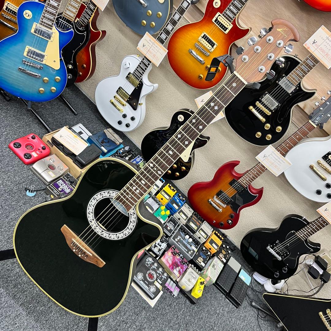 【10136】 Ovation Celebrity CC57 エレアコ ブラック