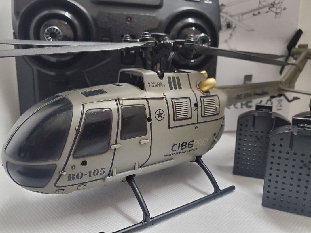 t*a様 CI86PRO BO-105 ラジコンヘリコプター　2.4G　6軸ジャ