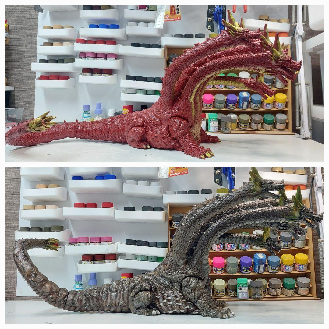 ヤマタノオロチ 特大ソフビフィギュア６０センチオーバー！フルリペイント塗装作品