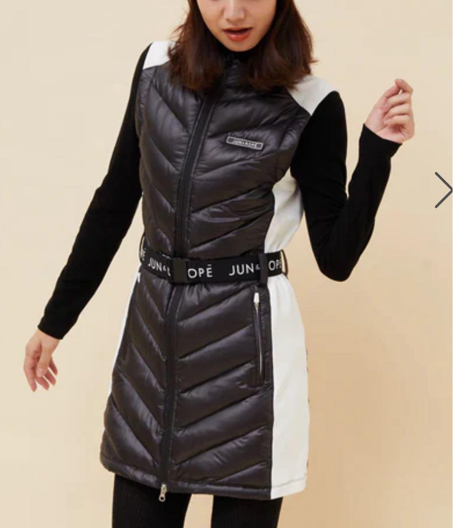 最終価格ジュンアンドロペ　JUN&ROPE' ダウン　ワンピース