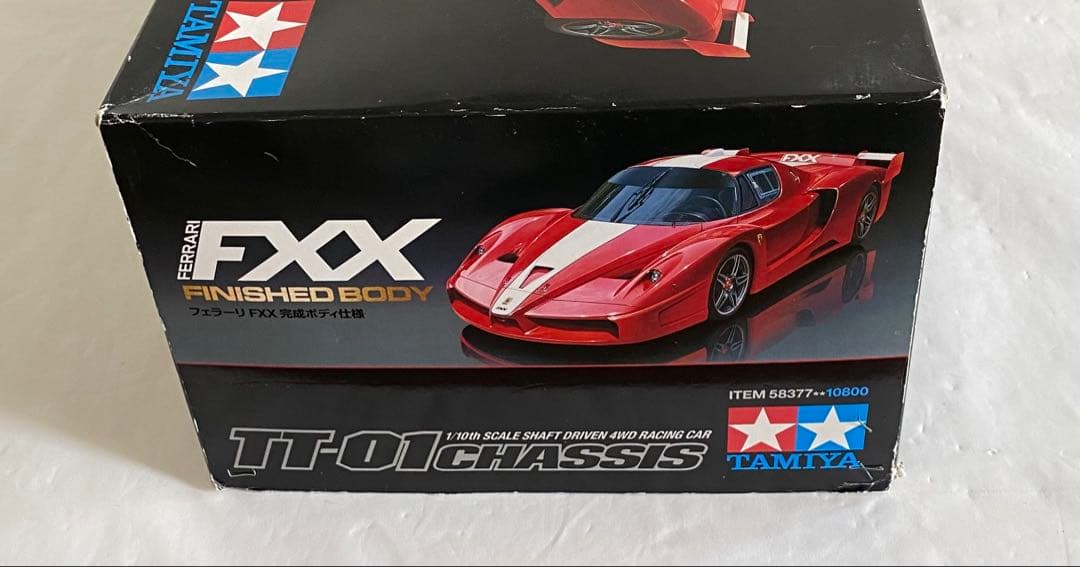 タミヤ　1/10 TT-01 フェラーリ　FXX 完成ボディ仕様