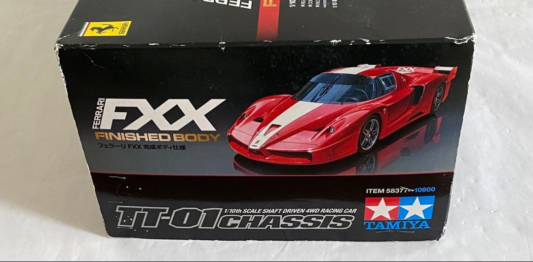 タミヤ　1/10 TT-01 フェラーリ　FXX 完成ボディ仕様