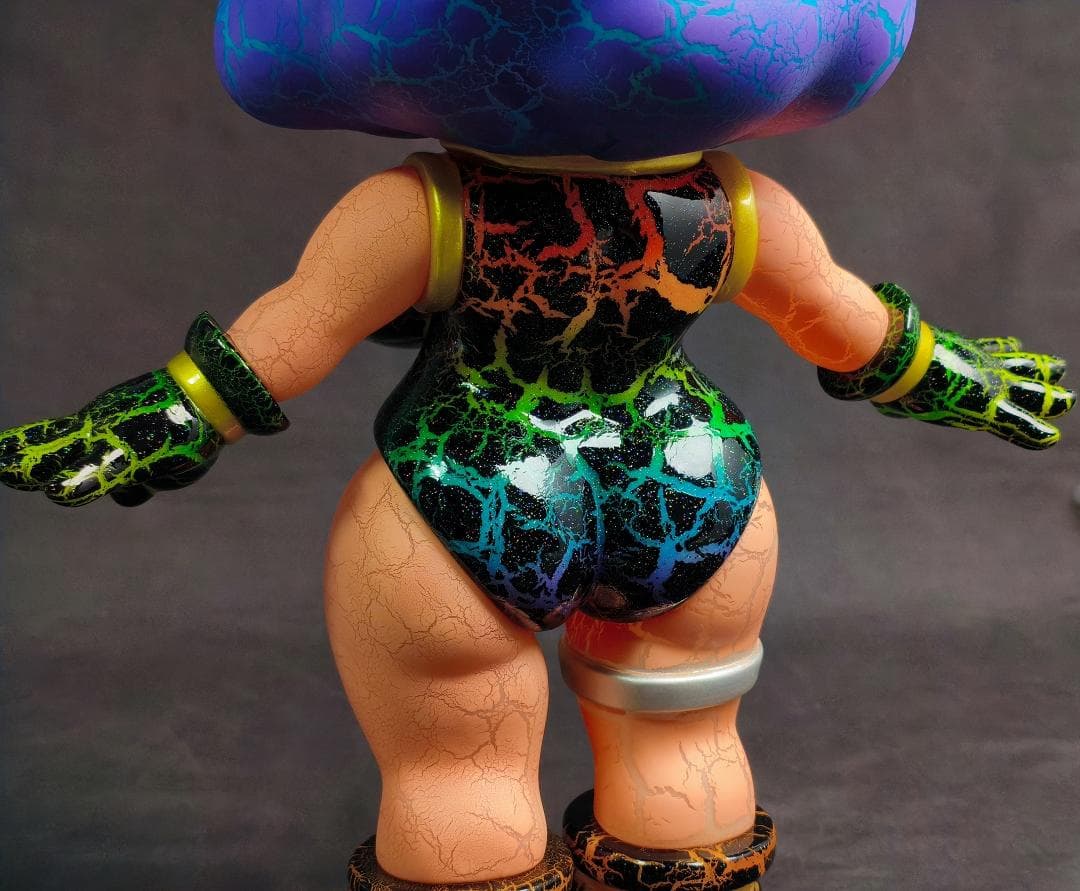 studio marusan スラコ 蓄光 ペインターネット塗装 ソフビ