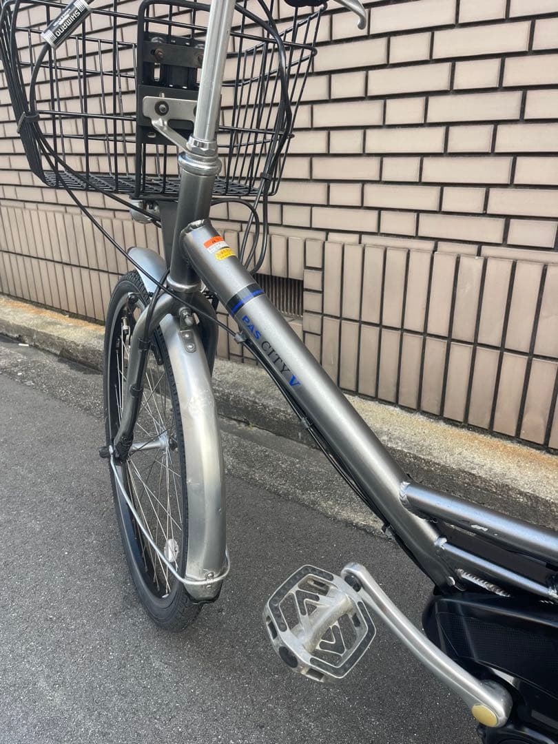 8.7ahヤマハパスシティV変速5段電動アシスト自転車24インチ