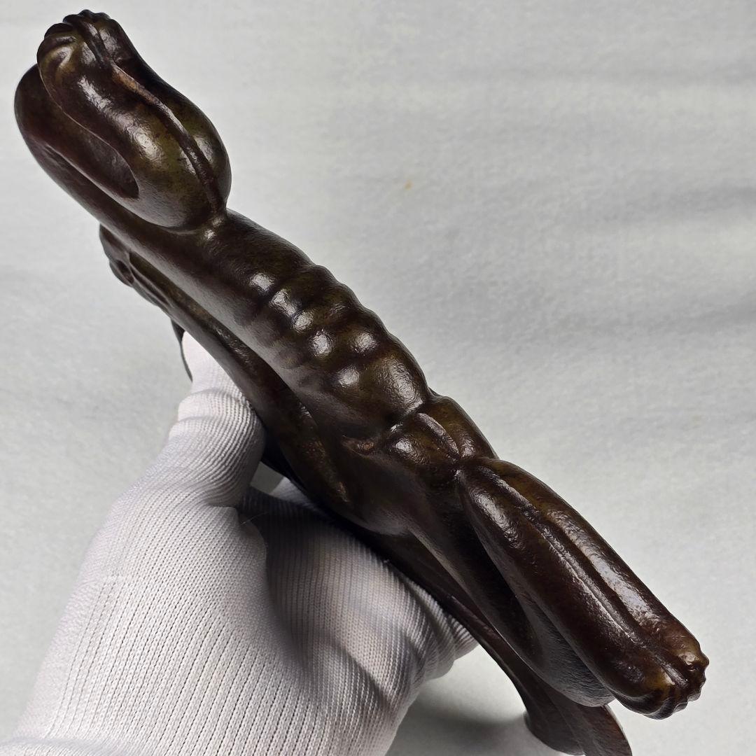 大型祭祀器 上古石器 河磨玉 紅山文化 太陽神追日像 霊の媒介 巫観石器 置物