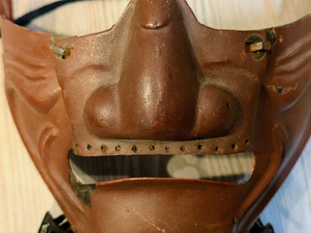 江戸時代 面頬 甲冑 前立て 武将 鎧 兜 武具 骨董