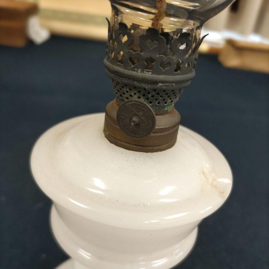 大正硝子　オイルランプ　D604