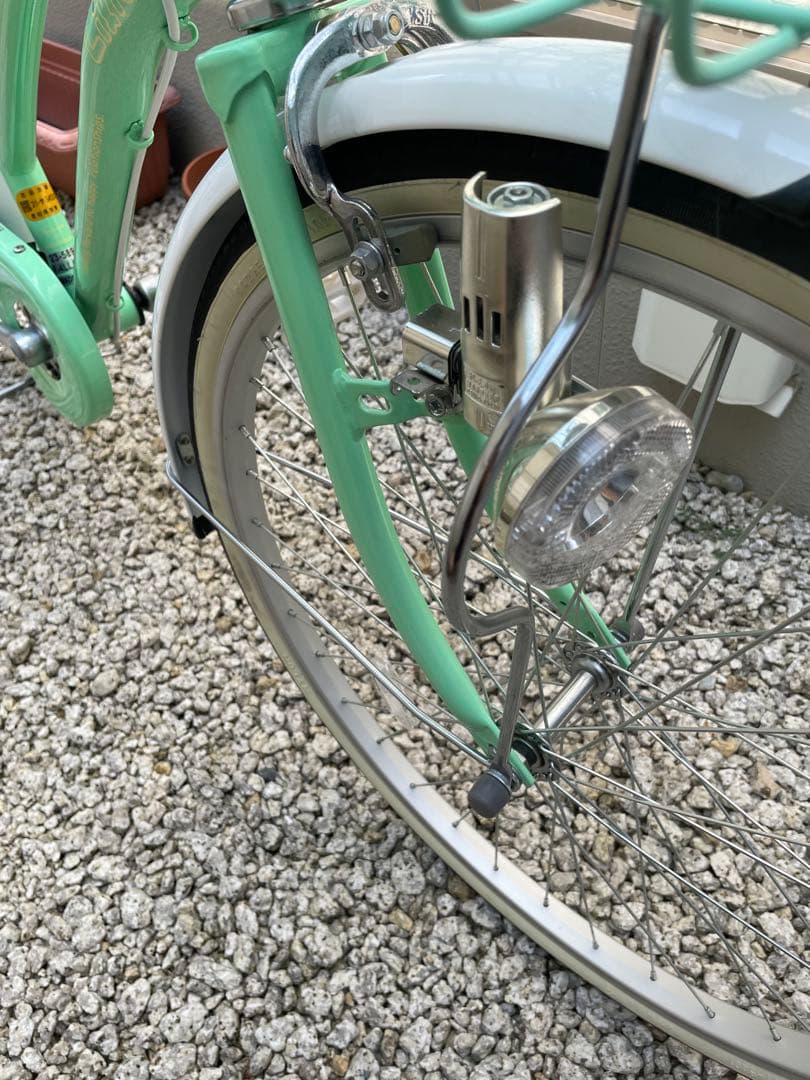 【直接のお引取り限定】　24インチ 子供用自転車　ヘルメット付き