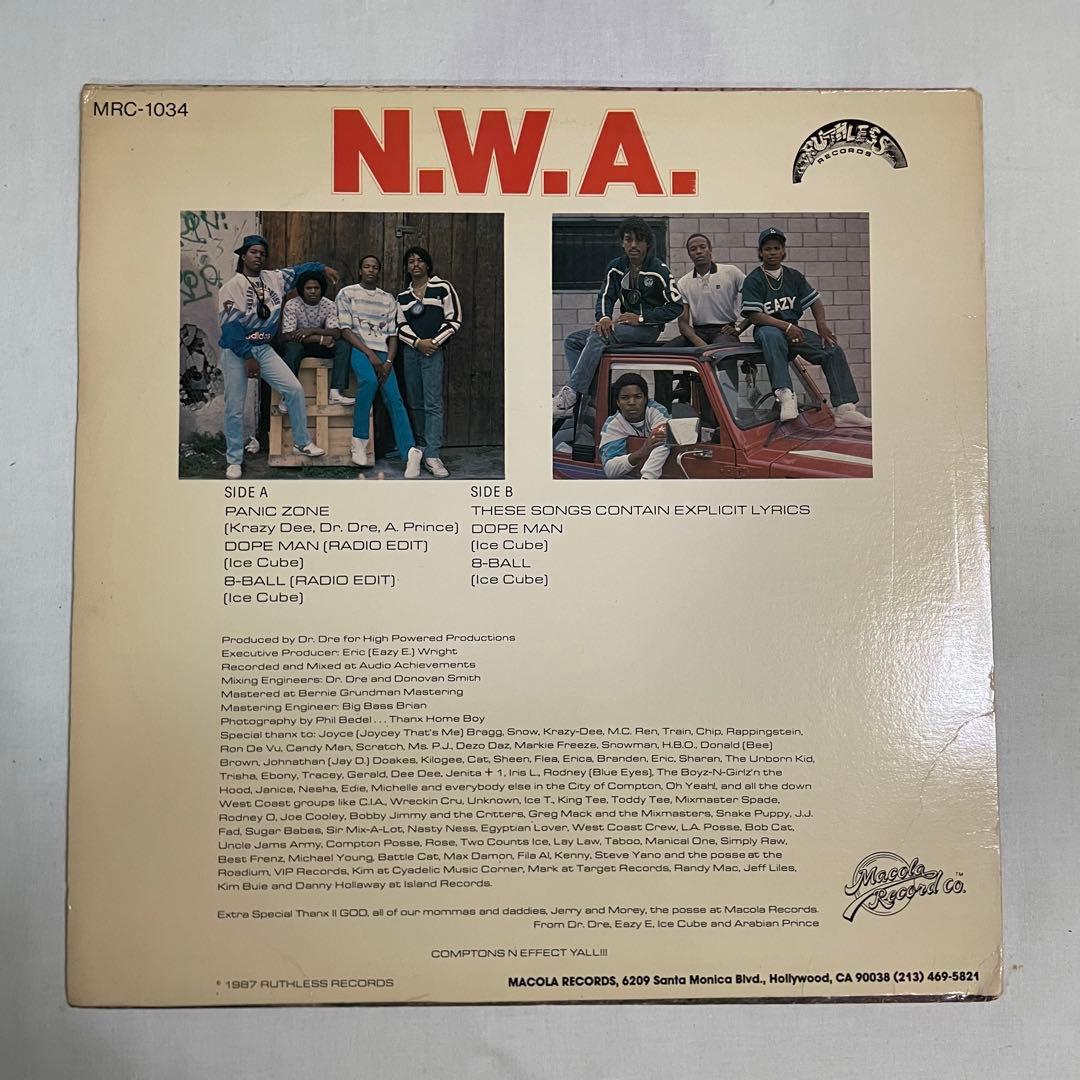 希少 激レア N.W.A. レコード 洋楽 HIPHOP Grap west