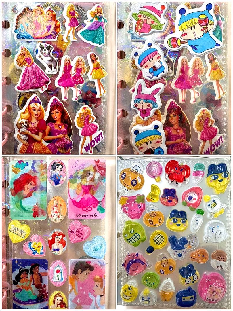 【シール帳♡8冊セット51ページ以上】 シール帳 完成品 シール 平成 平成女児