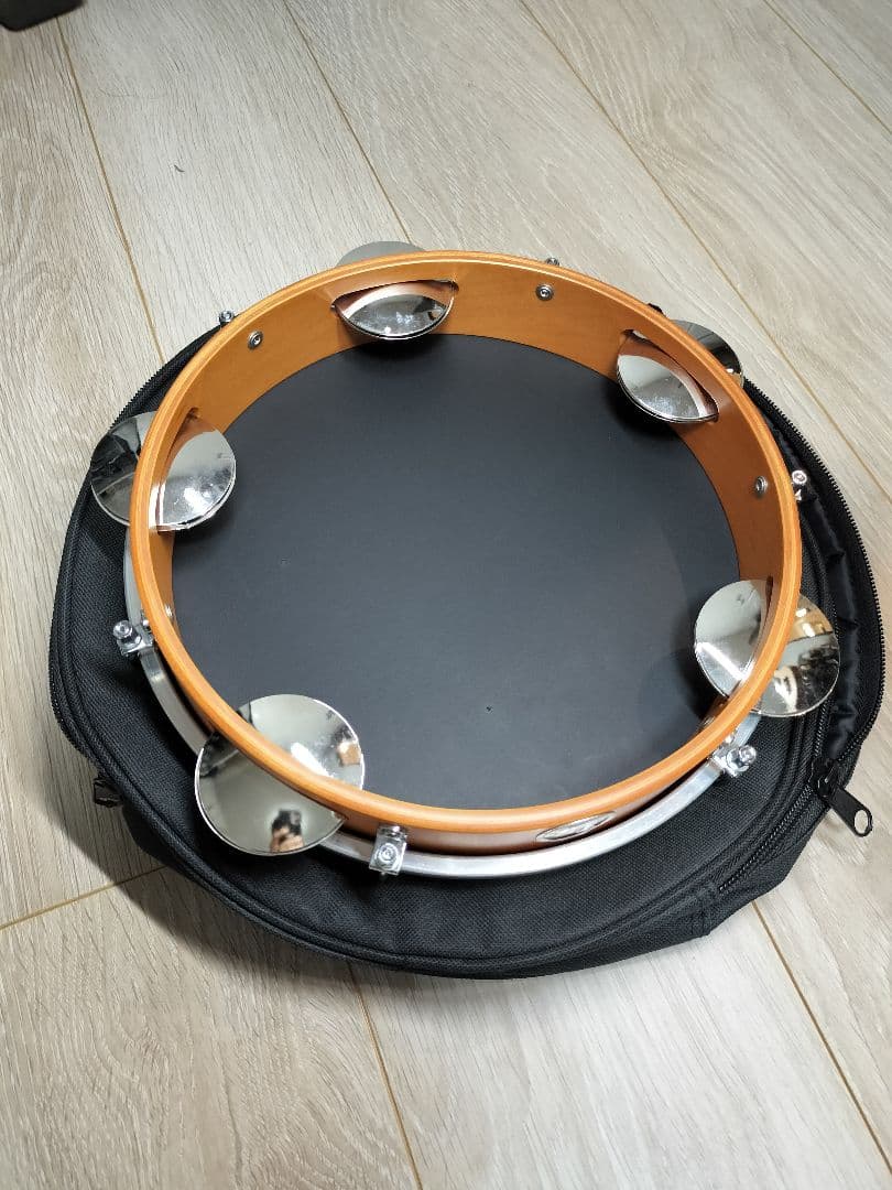 LP パンデイロ 黒 キャリングケース付き