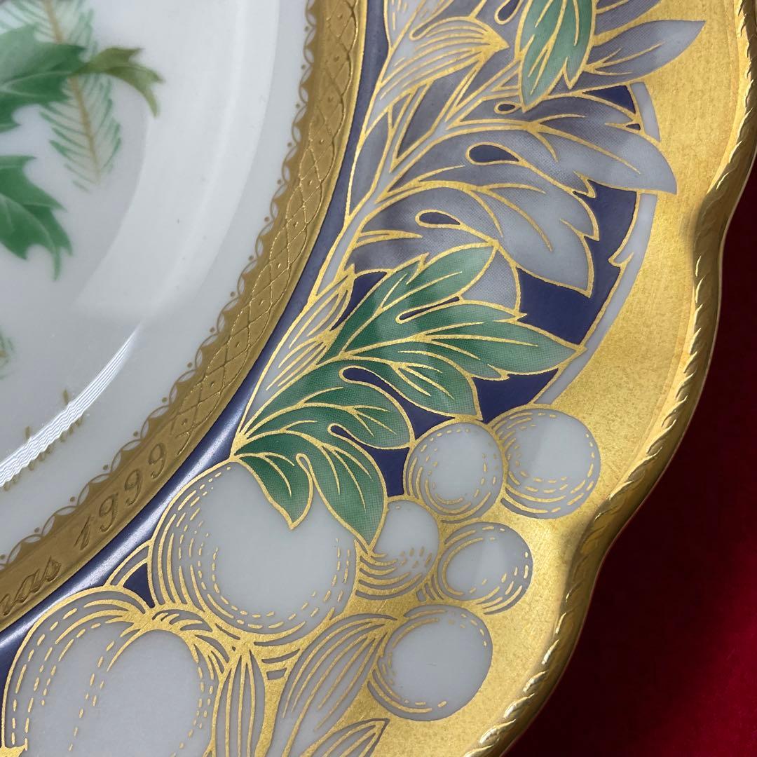 【限定】ノリタケ BIRDS OF AMERICA クリスマスプレート 1999