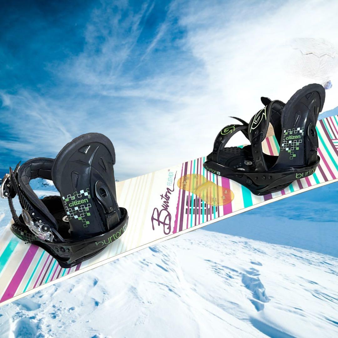 【初心者おすすめ】BURTON バートン FEATHER レディース　2点セット