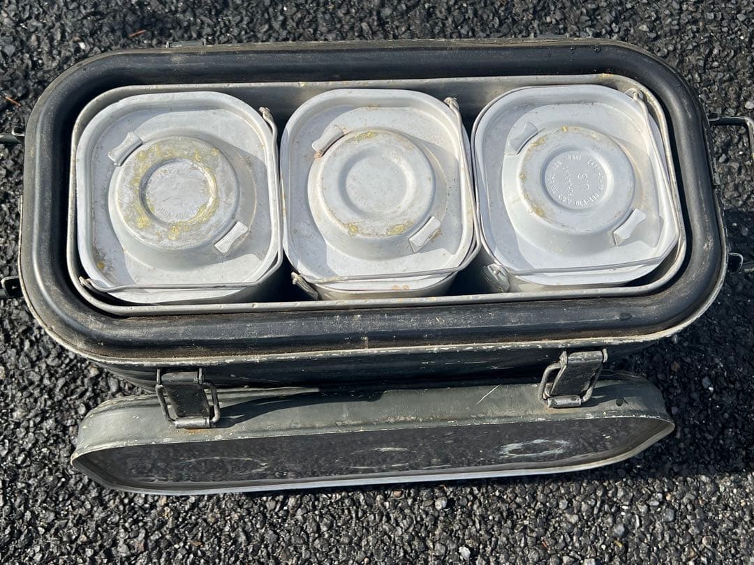 実物米軍　ベトナム戦争レトロ　USフードコンテナ　クーラーボックス