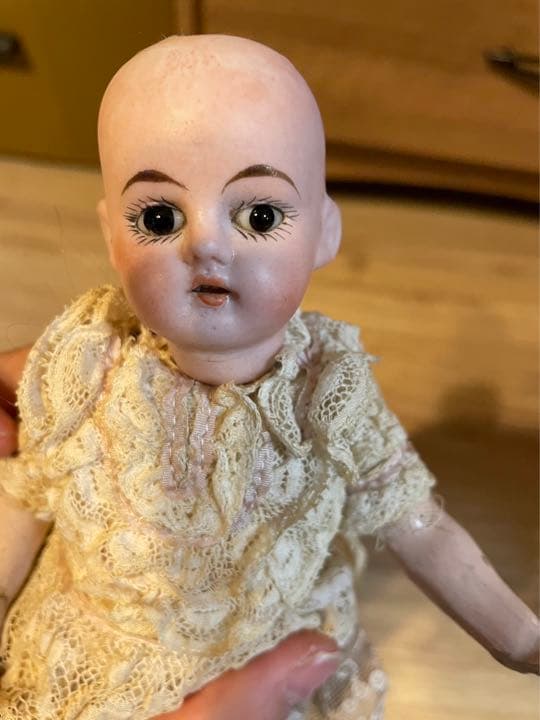 アンティーク　heubach walkingdoll 23cm ビスクドール