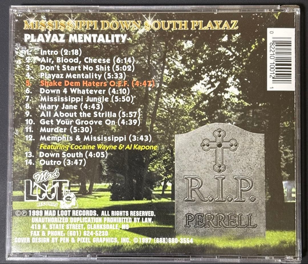 MISSISSIPPI DOWN SOUTH PLAYAZ セットg-rap