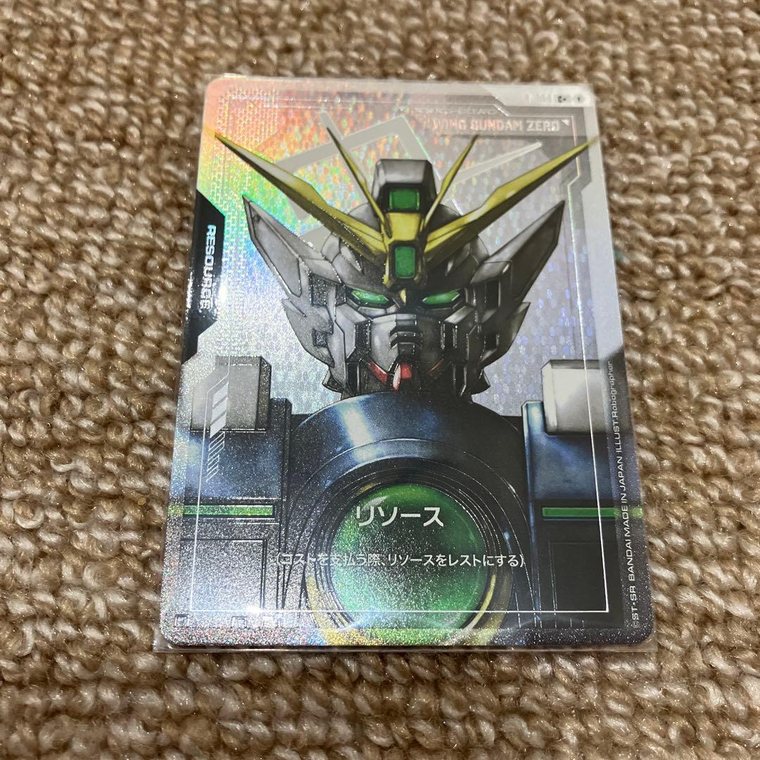 ガンダムカードゲーム 緑白 白緑 デスサイズ ウイングゼロ デュオ 他おまけ付き