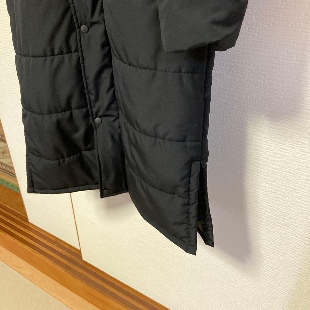 ニューバランス　ブラック ベンチコート　Mサイズ　帽子　ロゴ　防寒着