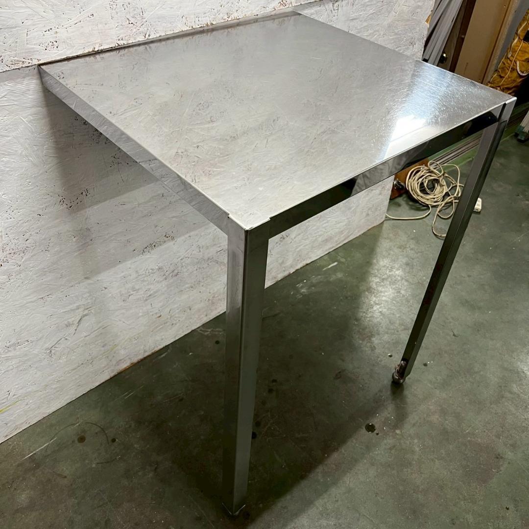 ステンレス 業務用 片脚作業台 W655×D600×H880 美品 N0908