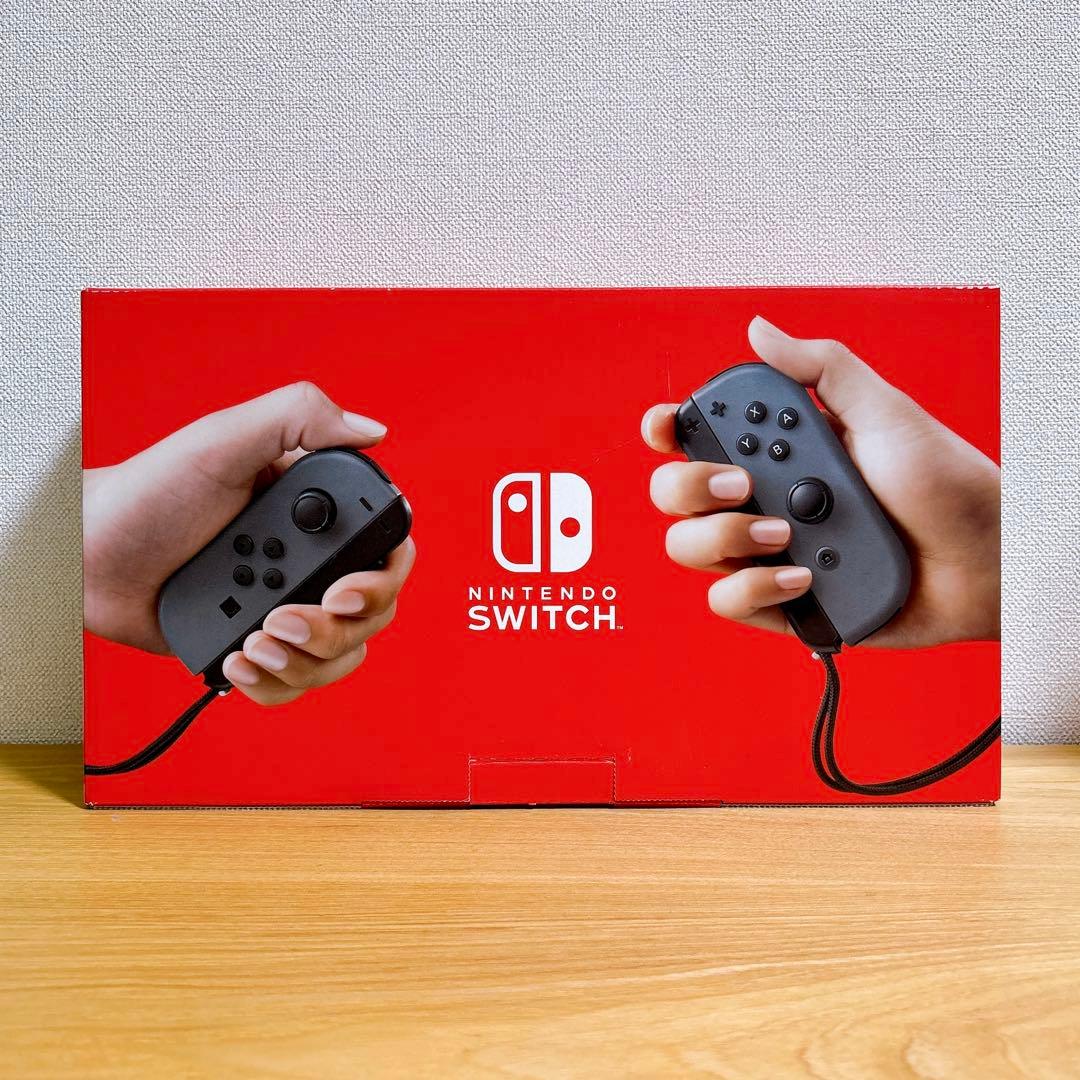 【美品】 バッテリー強化型 Nintendo Switch 本体 グレー