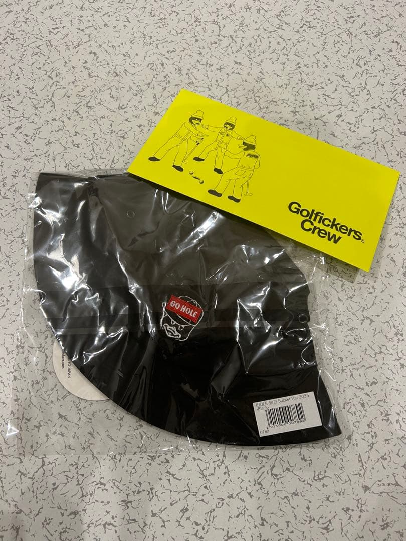 golfickers バケットハット ブラック HOLE592 ゴルフィッカーズ