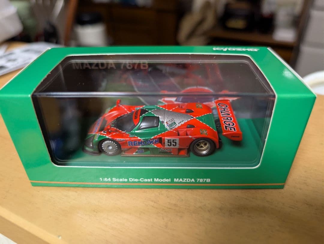 京商　1/64 MAZDA 787B 1991年ル・マン　ウェザリング仕様 限定