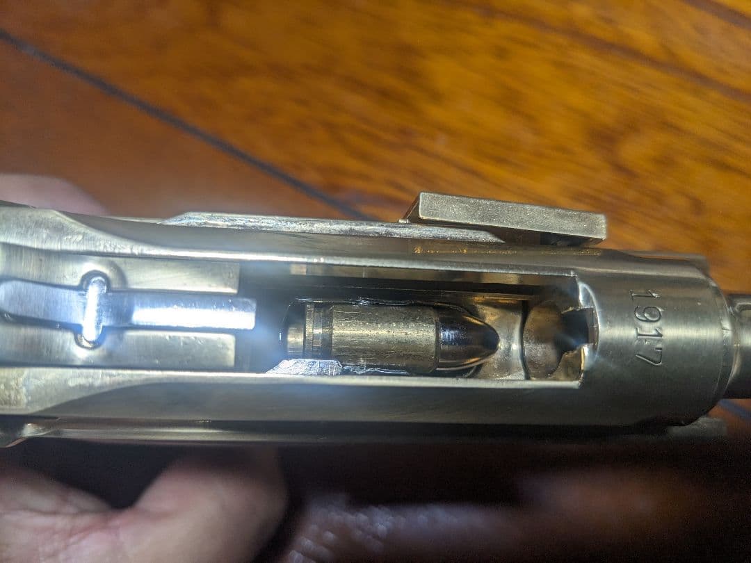 マルシン ルガー P-08 6インチ モデルガン ゴールド24GP　◉訳あり