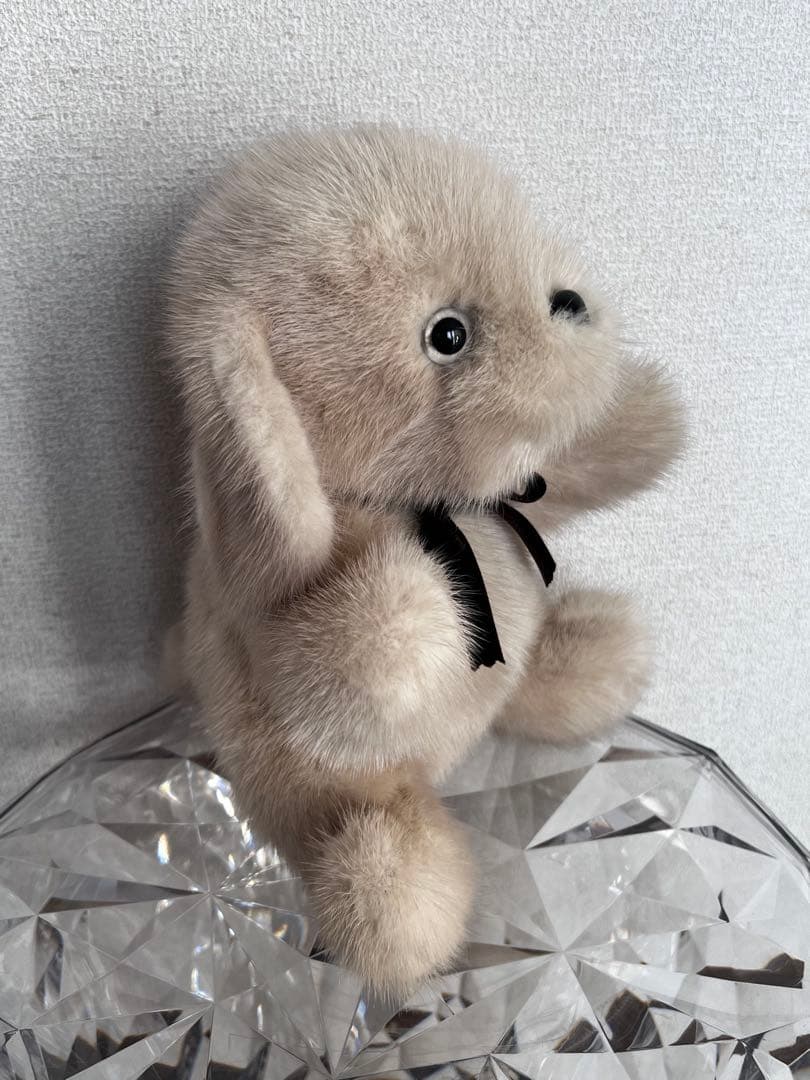 作家様　高級ミンク　犬　テディベア　ぬいぐるみ　ミンク100%