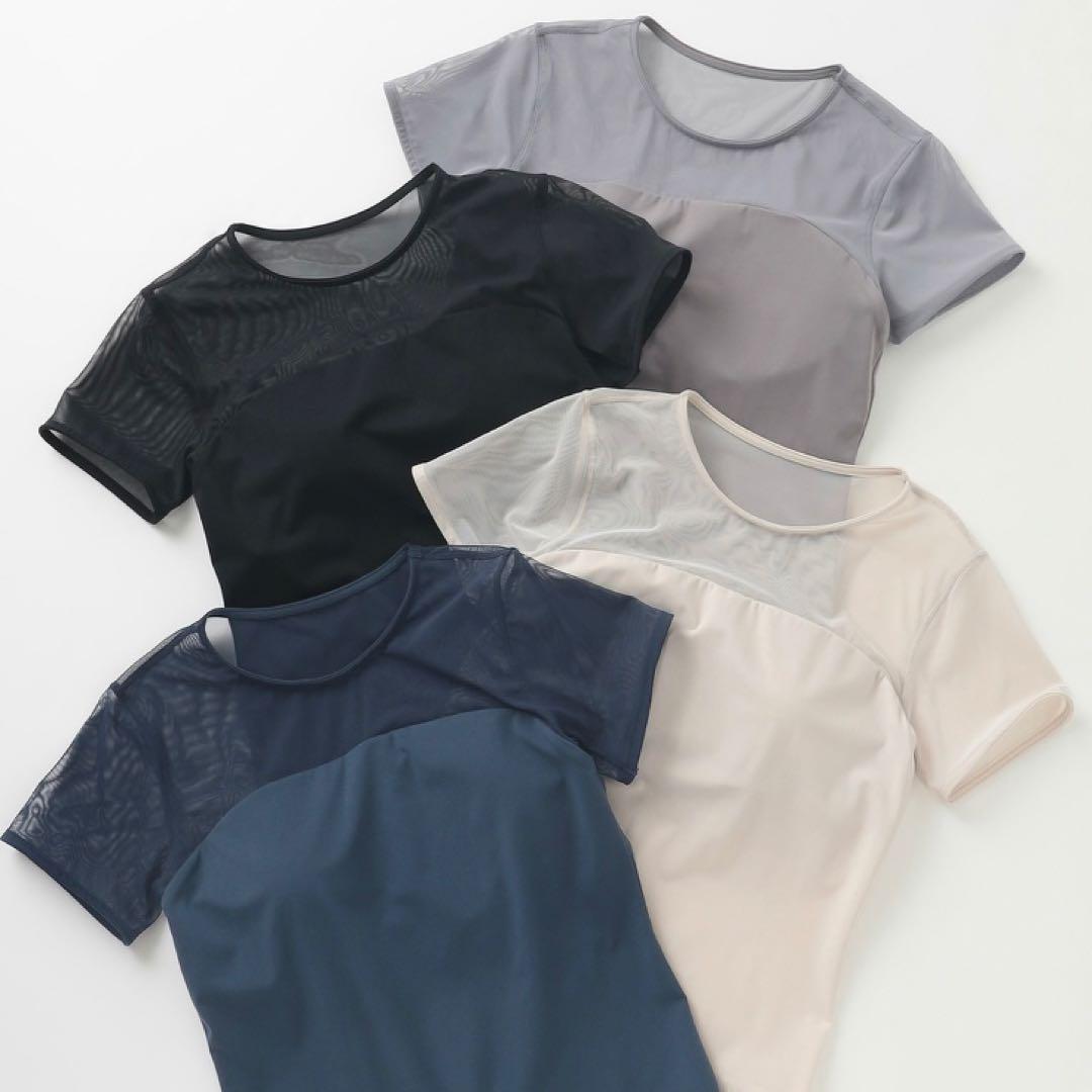 チャコット スムースライトトップ M 黒 ヨガウェア ダンス レオトップ ヨガ