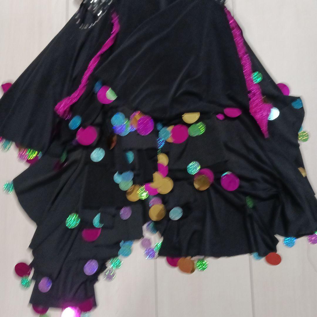 お値下げ❗社交ダンス　ラテン　インパクト　 カラフルストーンドレス　S~M