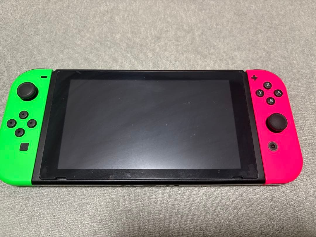 Nintendo Switch 本体 ネオンピンク・ネオングリーン＋ケース