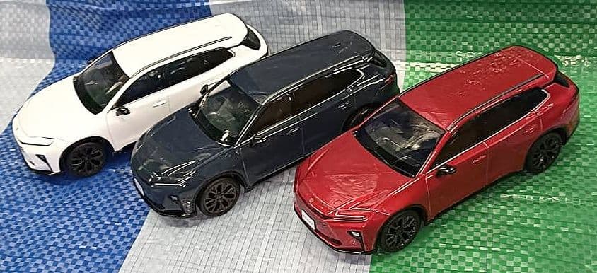 非売品 1/30 トヨタ クラウン エステート カラーサンプル 3台セット