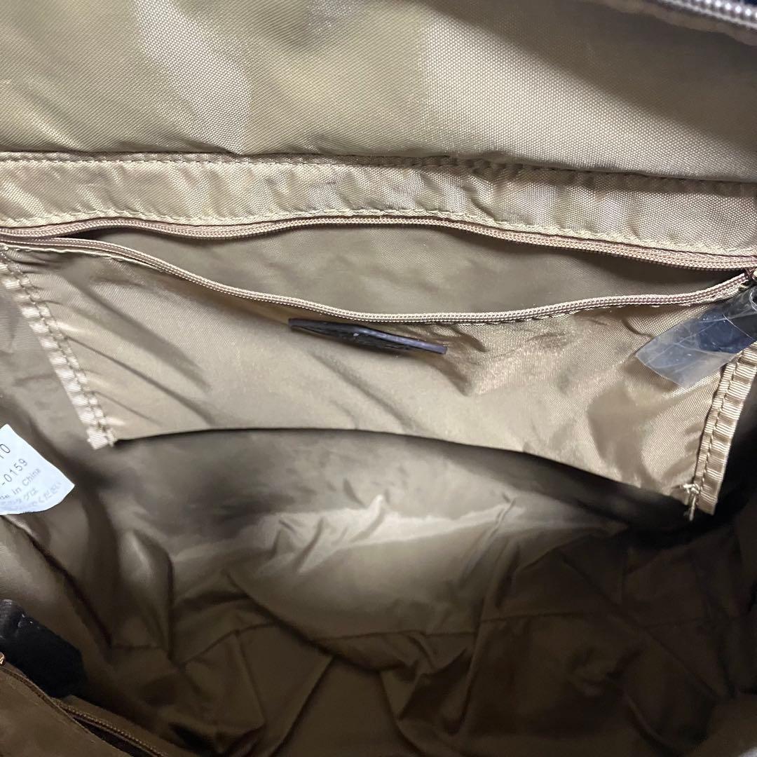 SWANY スワニー 総柄 モノグラム トラベル キャリーバッグ ブラウン