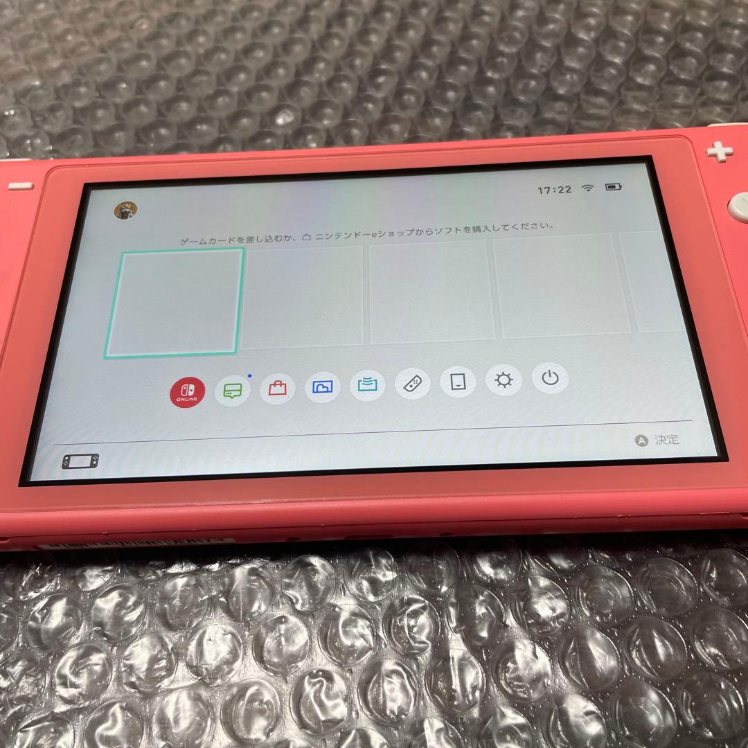 Nintendo Switch Lite コーラル　ピンク【ジャンク品】
