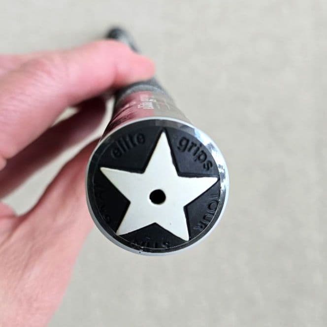 エリートグリップ　ツアースティングレー　M60　50g　バックライン有　ブラック