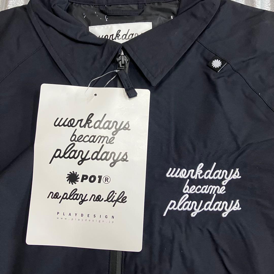 未使用　P01 プレイデザイン　スノボウェア　ジャケット　メンズ アウター　M
