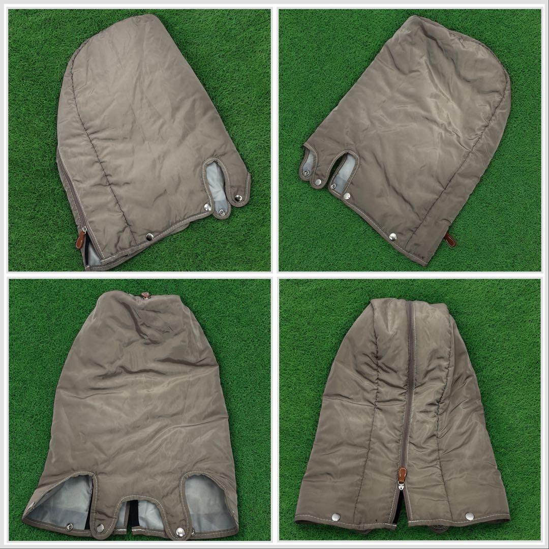 キャスター付きキャディバッグ 9.5型 ベージュ47インチ対応　男女兼用