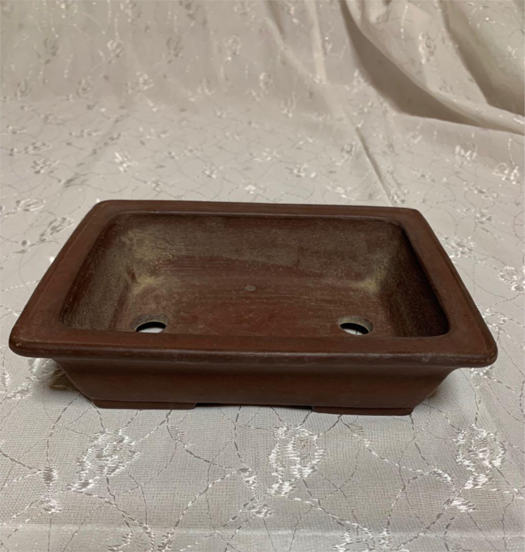 柴勝　長方　盆栽鉢