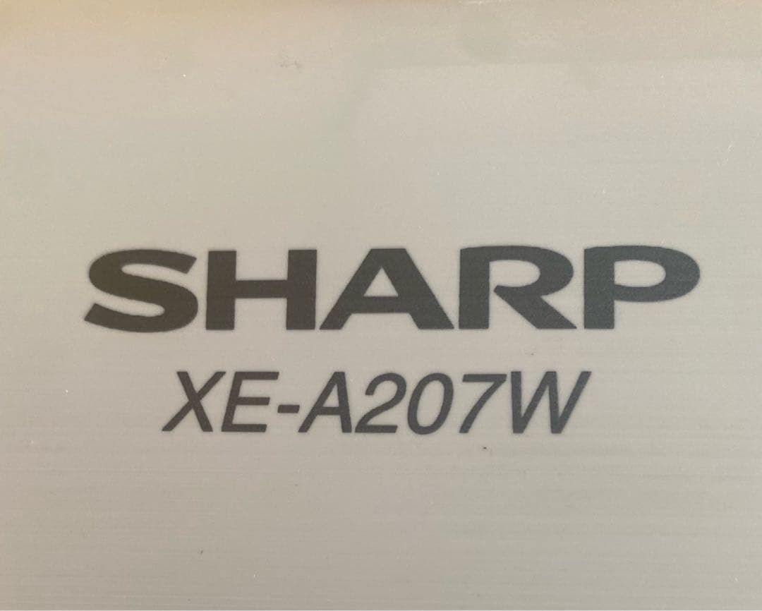 【ほぼ新品・２回使用】SHARP/シャープ　電子レジスター　XE-A207W-W