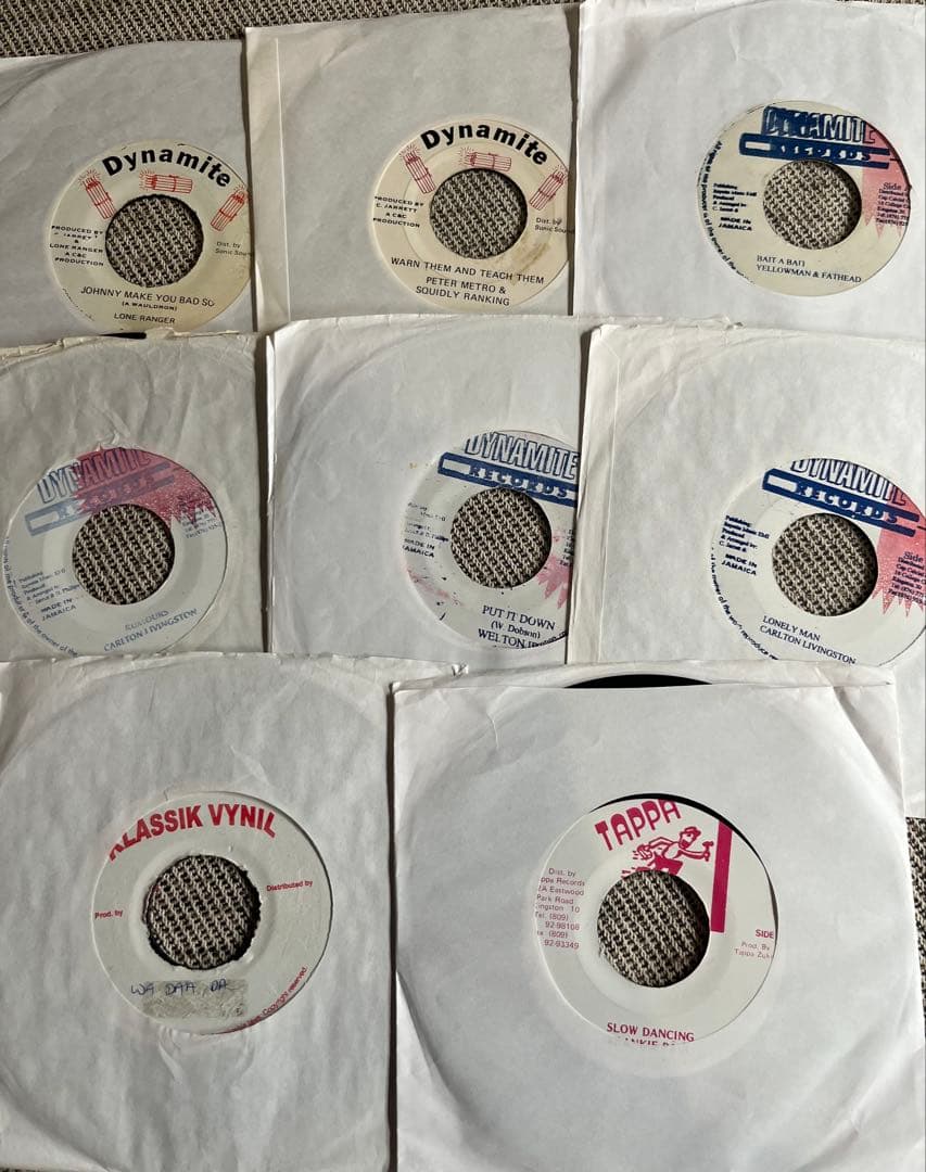 64枚セット　80's前半　生音　ダンスホール　レア盤　オリジナル盤　多数