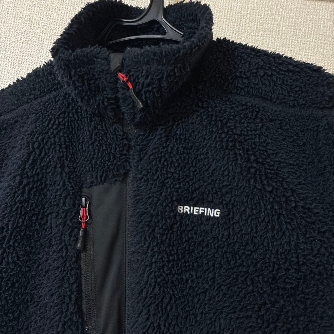 BRIEFING GOLF ボア フリース ジャケット ネイビー Lサイズ
