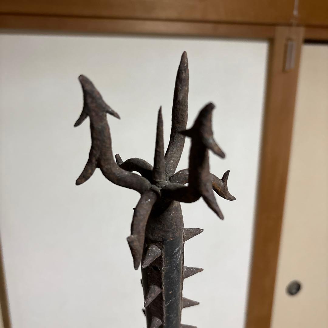 模造刀　模造槍　袖搦　そでがらみ　棍棒　骨董品　武具　レトロ　江戸時代　捕縛