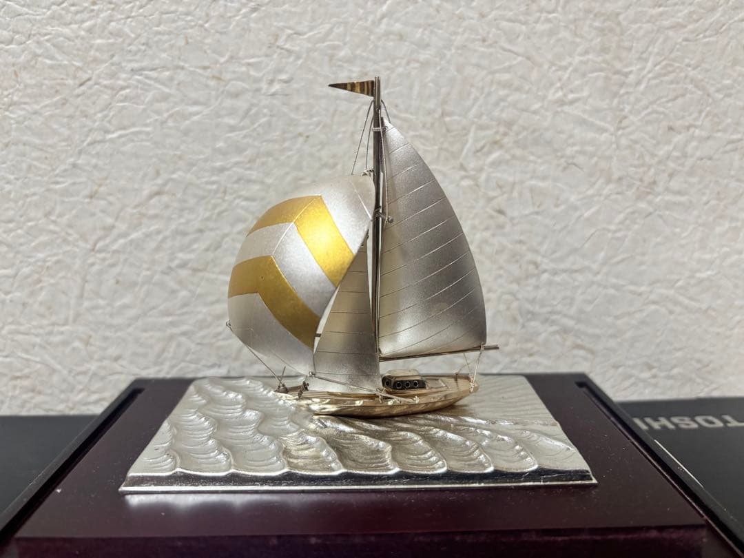 銀製ヨット　TAKEHIKO