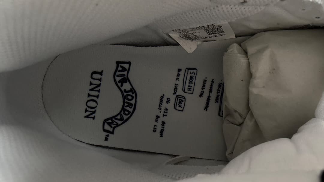 28.5cm fragment × UNION × Nike AJ1