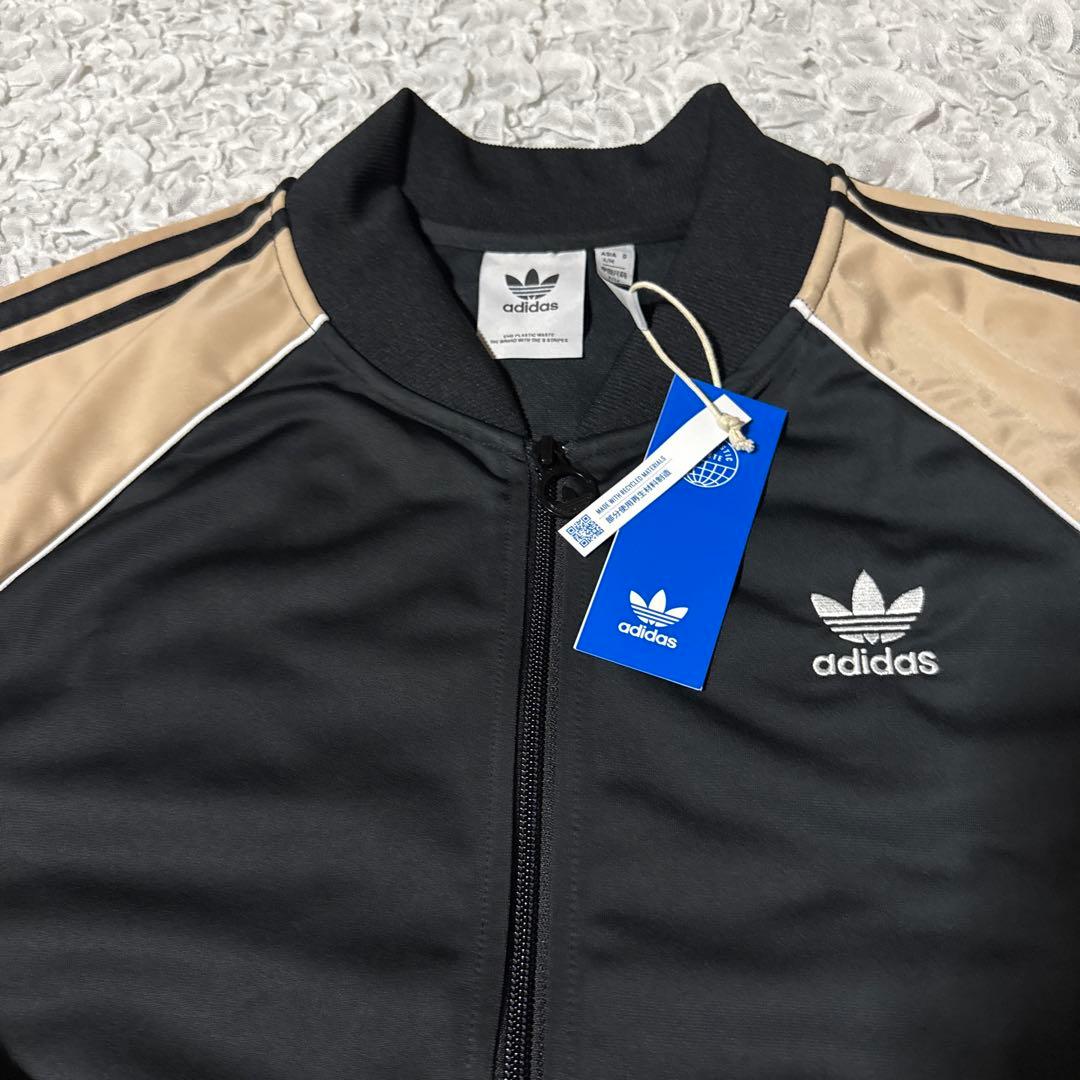 新品 L adidasアディダス刺繍トラックジャケットセットアップ