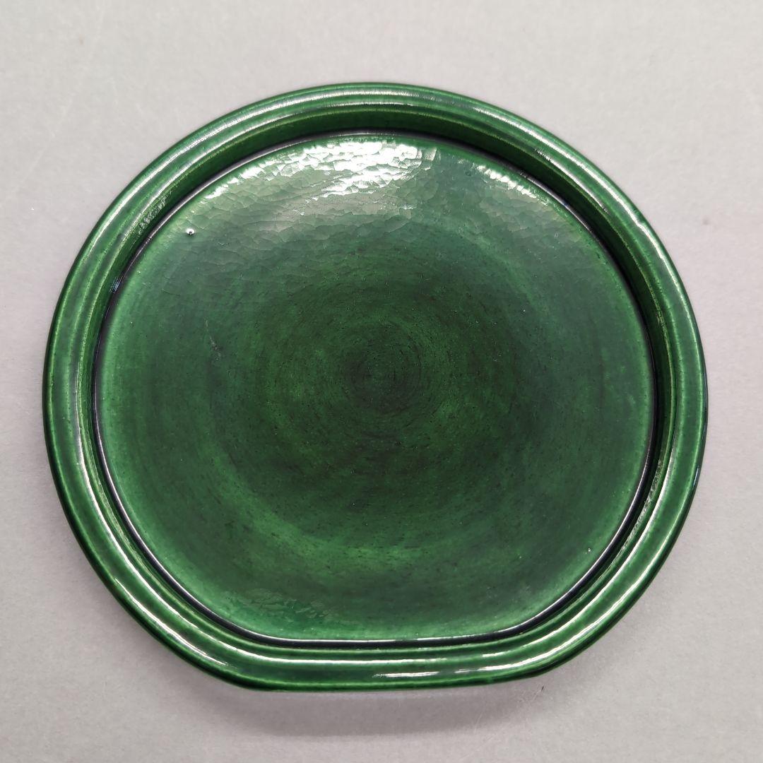 佐々木松楽　青楽　すずめ瓦　茶道具