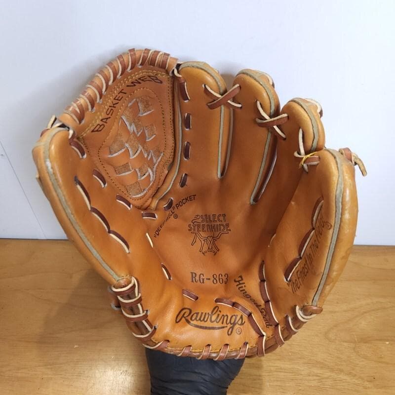 ローリングス 村田兆治モデル 直筆サイン入り 缶バッチ付 未使用品 軟式グローブ