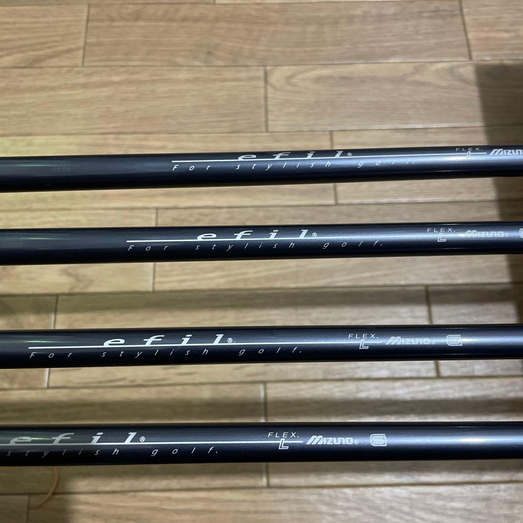ミズノ efil レディースアイアンセット 硬さL 初心者 女性用 ゴルフクラブ