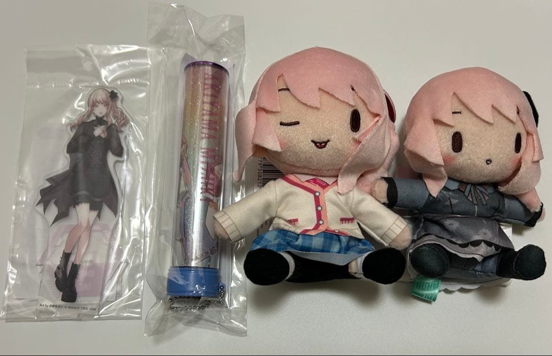 プロセカ　暁山 瑞希　カード アクスタ 感謝祭ペンライトチューブ ぬいぐるみ