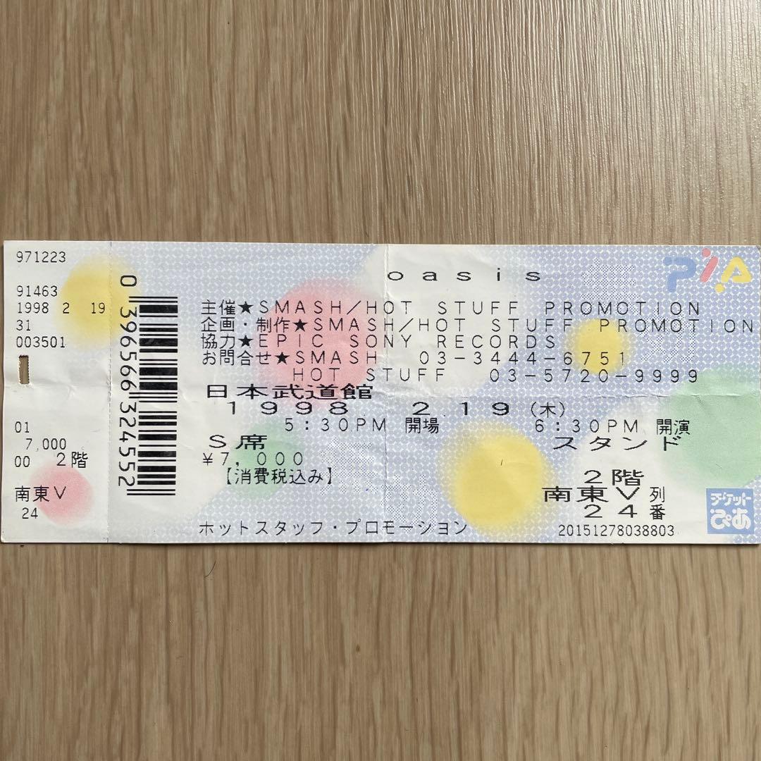 oasis 1998年イベント Tシャツ Sサイズ ネイビー